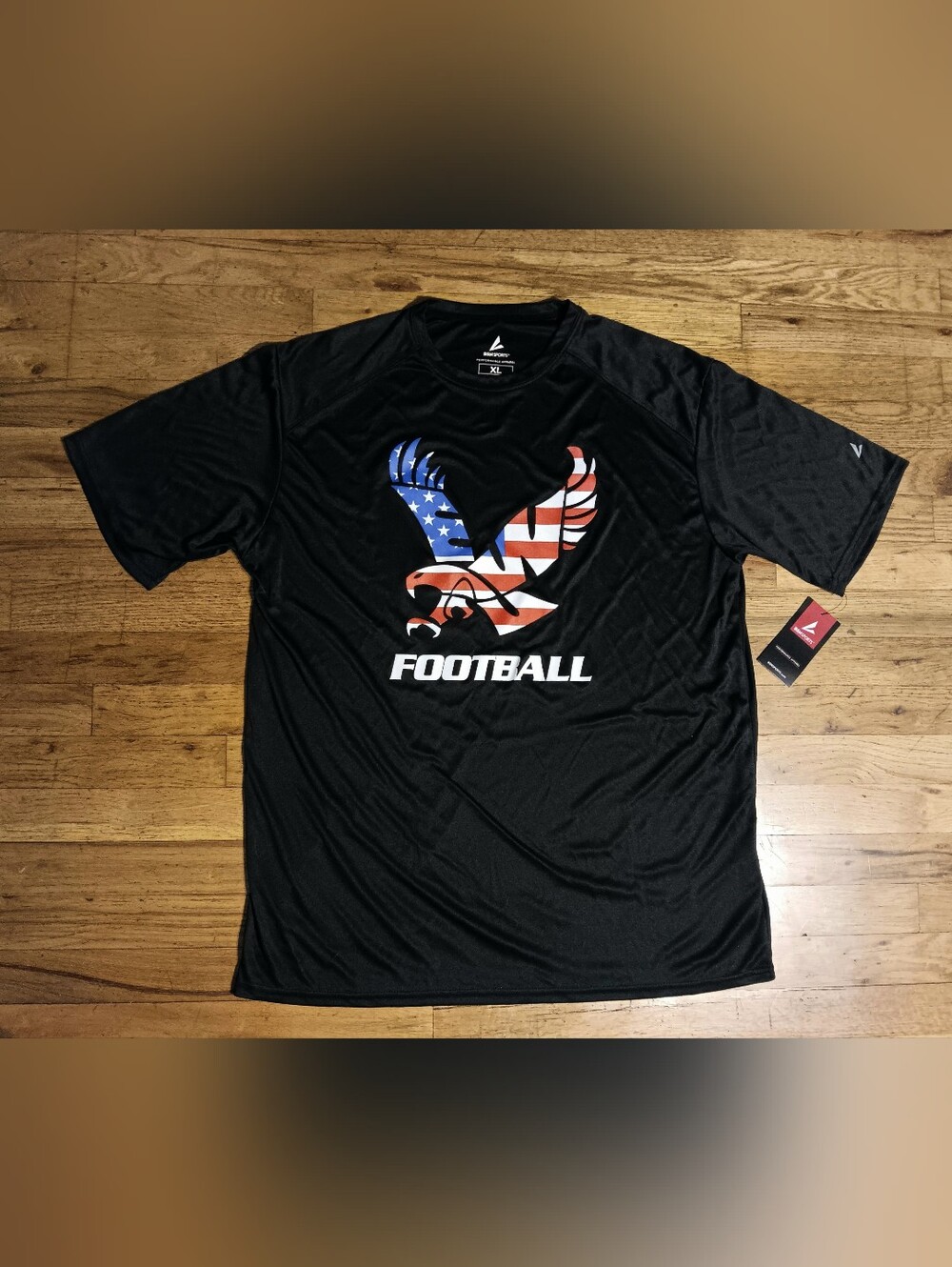 Eastern Washington Eagles t-shirt American Flag logo New football college